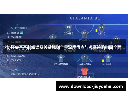 欧协杯决赛赛制解读及关键规则全景深度盘点与观赛策略指南全面汇